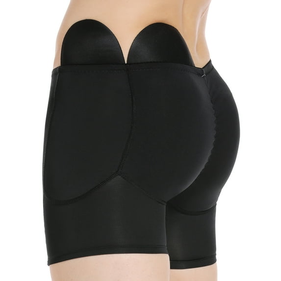 QRIC Men Butt Lifter Shapewear Butt Shaper Boxer Padded Enhancing Underwear Tummy Control