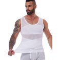 thumbnail image 1 of QRIC Men's Compression Shirt Body Shaper Slimming Workou Vest Tight Tummy Underwear Tank Top, 1 of 9