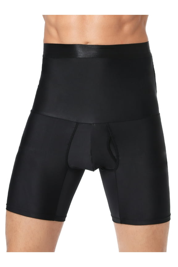 Men's Tummy Control Shorts High Waist Slimming Shapewear Body Shaper Briefs