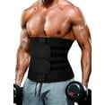 thumbnail image 1 of QRIC Mens Workout Waist Trainer Neoprene Corset Sauna Sweat Trimmer Cincher Slimming Belly Shapewear with Double Straps, 1 of 6