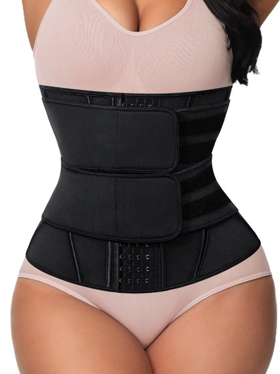 Neoprene Sauna Waist Trainer Corset Sweat Belt for Women Compression Cincher Band Workout Fitness Back Support