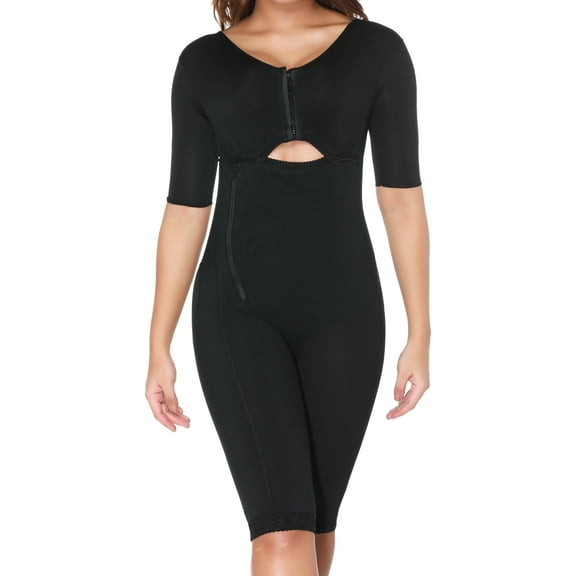 QRIC Postpartum Post Surgery Girdles for Women Shapewear Full Bodysuit Fajas Colombianas Reductoras y Moldeadoras