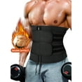 thumbnail image 1 of QRIC Sauna Waist Trainer for Men Long Torso Plus Size Sweat Belts Zipper Bones Workout Trimmer Neoprene Waist Cincher Body Shaper, 1 of 6