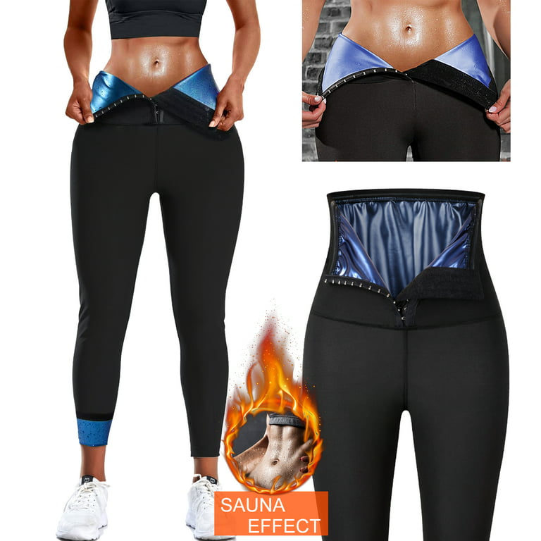 QRIC Thermo Sweat Sauna Pants for Women High Waist Trainer
