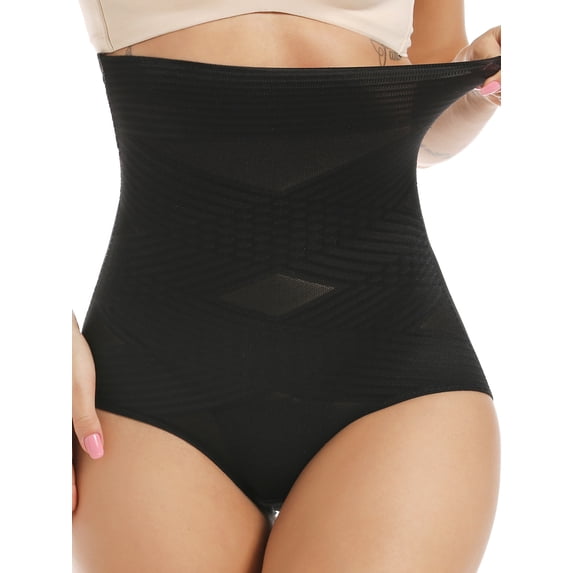 QRIC Tummy Control Shapewear Panties for Women High Waist Trainer Cincher Underwear Body Shaper Briefs