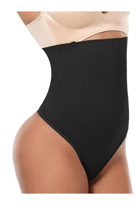 Women High Waist Tummy Control Panties Sexy Thong Panty Slimming Shapewear