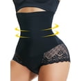 thumbnail image 1 of QRIC Women High Waist Tummy Control Panties Shapewear Butt Lifter Body Shaper Slimming Lace Underwear Shorts, 1 of 6