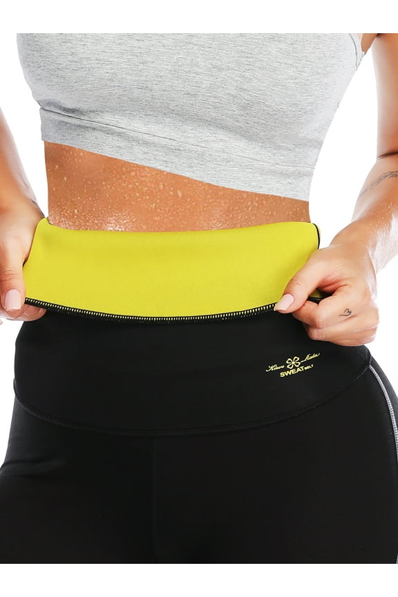 Women Neoprene Sauna Sweat Waist Trainer Shapewear Slimming Body Shaper Trimmer Belt Plus Size Workout Girdle