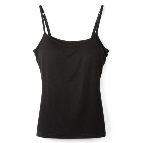 QRIC Women Padded Built-in Shelf Bra Camisole Summer Tank Top for Women Adjustable Straps (S-3XL)