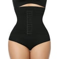 thumbnail image 1 of QRIC Women Tummy Control Shaperwear Panties High Waist Cincher Body Shaper Briefs Girdle Slimming Underwear Black L, 1 of 6