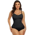 thumbnail image 1 of QRIC Women Waist Trainer Shapewear Tummy Control Fajas Colombianas Body Shaper Sexy V-Neck Slim Bodysuit Tops (S-XL), 1 of 8