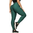 thumbnail image 1 of QRIC Women's High Waist Yoga Leggings Scrunch Butt Lift Active Tights Textured Workout Pants, 1 of 6