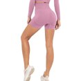 thumbnail image 1 of QRIC Womens Seamless Workout Active Shorts High Waist Tummy Control Smile Contour Butt Lifting Yoga Shorts, 1 of 6
