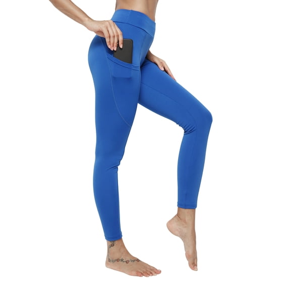 QRIC Yoga Pants for Women with Pockets High Waisted Tummy Control Fitness Workout Leggings