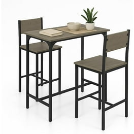 Syngar 4-Piece High Top Table Set, Compact Bistro Table with
