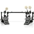 thumbnail image 1 of QRKD Double Bass Drum Pedals, Double Chain Drum Step on Hammer for Drum Set and Electronic Drums, Black, 1 of 7