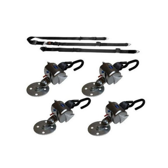 QRT DELUXE KIT FOR PERMANENT FLOOR MOUNT WITH MANUAL LAP AND SHOULDER BELT | Q-8100-A-F