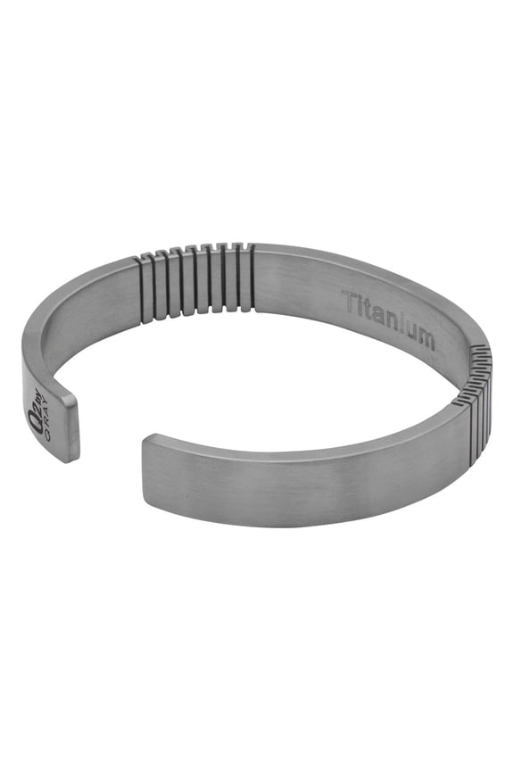 QRay Titanium Steel Men Women C-Shaped Health Wellness Bracelet