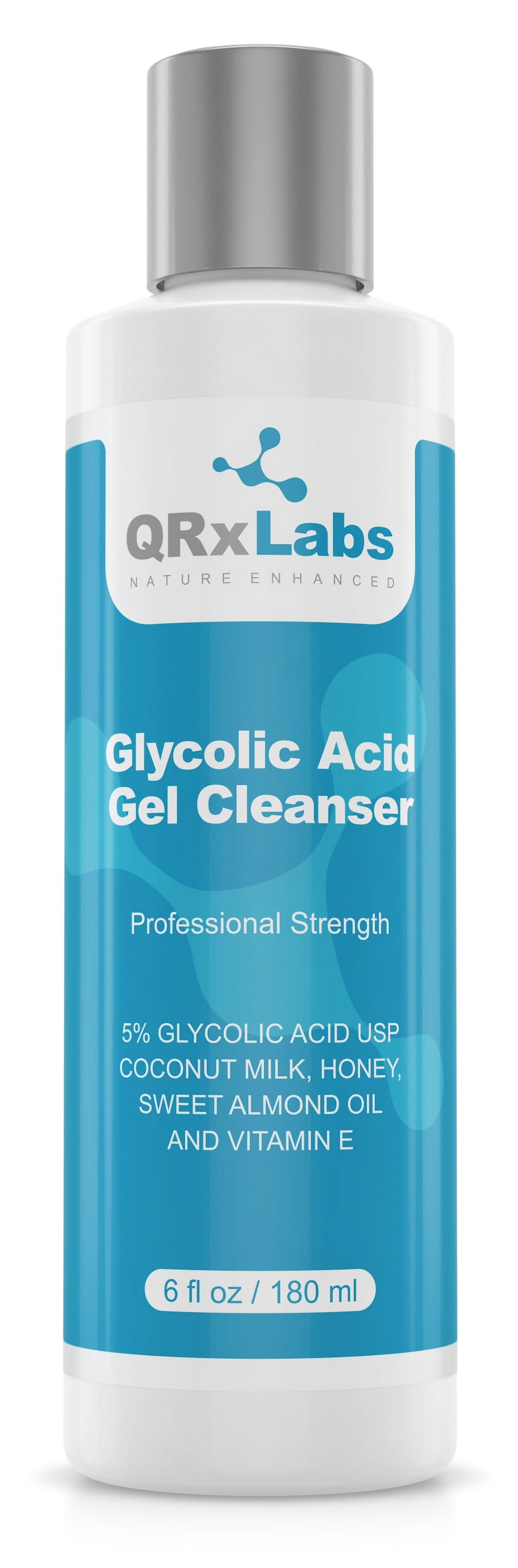 QRxLabs Glycolic Acid Gel Cleanser, 6 fl oz - Walmart.com