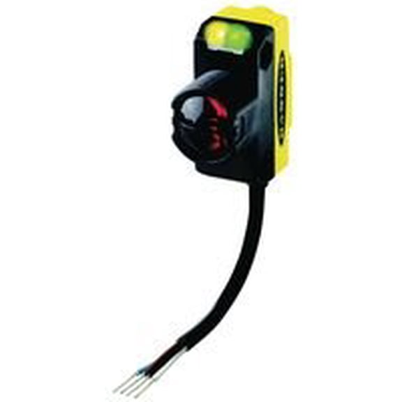 QS186LE (70252), 10-30 VDC, 2 M (6.5 FT) Cable, 30 M Range, Laser Class 1, PHOTOELECTRIC Sensor, QS18 Series, World-Beam$$Electrical