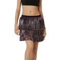 thumbnail image 1 of QSAWXQZ Carnival Tassel Skirt for Women Loose Color Block Sequins Mini Skirt Multicolor-1 L, 1 of 8