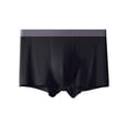 thumbnail image 1 of QSAWXQZ Men's Big and Tall Cotton Ribbed Boxer Briefs Soft Elastic Wide Waistband Breathable Underwear for Everyday Wear Black XL, 1 of 5