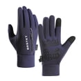 thumbnail image 1 of QSAWXQZ Men's Fleece Touchscreen Windproof Cycling Gloves Blue-1 XL, 1 of 4