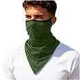 thumbnail image 1 of QSAWXQZ Men's Neck Gaiter Ear Loop Face Cover Breathable Scarf Lightweight Outdoor Sun Mask Free Size, 1 of 5