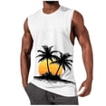 thumbnail image 1 of QSAWXQZ Men's Patriotic Tank Tops American Flag Graphic Printed Sleeveless T Shirts Vintage Lightweight Breathable Muscle Shirts for Summer Casual Wear L, 1 of 5