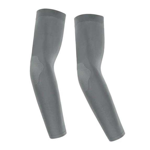 QSAWXQZ Men's Reflective Strip Cooling Arm Sleeves UPF 50+ Sun Protection Sleeve Quick Dry Breathable Arm Covers for Gym Outdoor Free Size