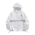 thumbnail image 1 of QSAWXQZ Men's Reflective Sun Protection Windbreaker UPF 50+ Zip up Lightweight Hooded Jacket Loose Breathable Outdoor Activewear with Pockets 2XL, 1 of 5