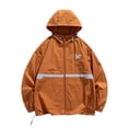 thumbnail image 1 of QSAWXQZ Men's Reflective Sun Protection Windbreaker UPF 50+ Zip up Lightweight Hooded Jacket Loose Breathable Outdoor Activewear with Pockets 3XL, 1 of 5