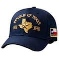 thumbnail image 1 of QSAWXQZ Men's Republic of Texas Map Baseball Cap Women Men Embroidered State Flag Patch Historic Theme Sun Protection Sun Hat Free Size, 1 of 8