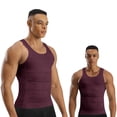 thumbnail image 1 of QSAWXQZ Men's Seamless Compression Tank Sleeveless Crew Neck Tummy Control Slim Body Shaper L, 1 of 8