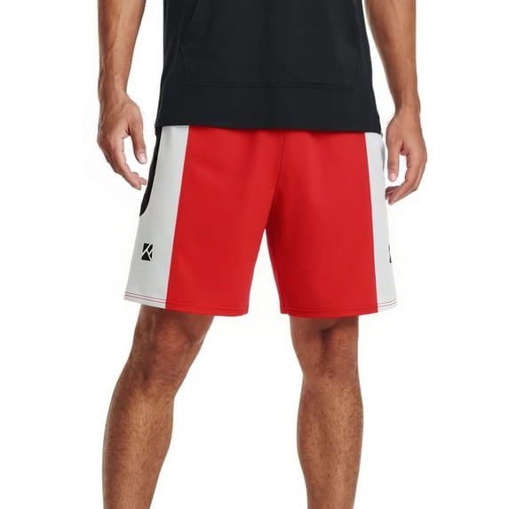 QSAWXQZ Men's Summer Breathable Athletic Shorts with Contrast Side Panels Lightweight Quick Dry Elastic Waist Shorts for Soccer Running and Gym Workout M
