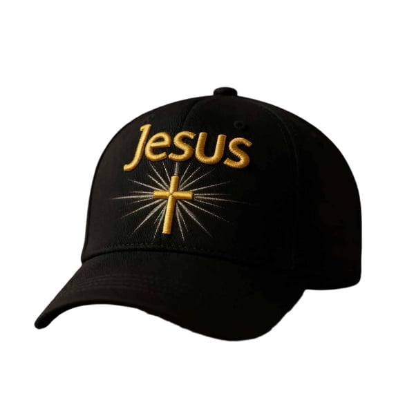 QSAWXQZ Unisex Christian Hat Jesus Embroidery Baseball Cap Women Men Outdoor Sun Protection Hat Free Size