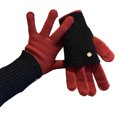 thumbnail image 1 of QSAWXQZ Unisex Convertible Fingerless Gloves with Mitten Flap Women Men Two Tone Knit Flip Top Winter Mittens Multicolor Free Size, 1 of 6