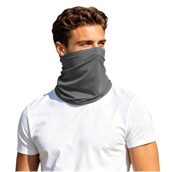 QSAWXQZ Unisex's Neck Gaiter Ice Silk Stretch Tube Scarf Lightweight Breathable Face Cover Free Size