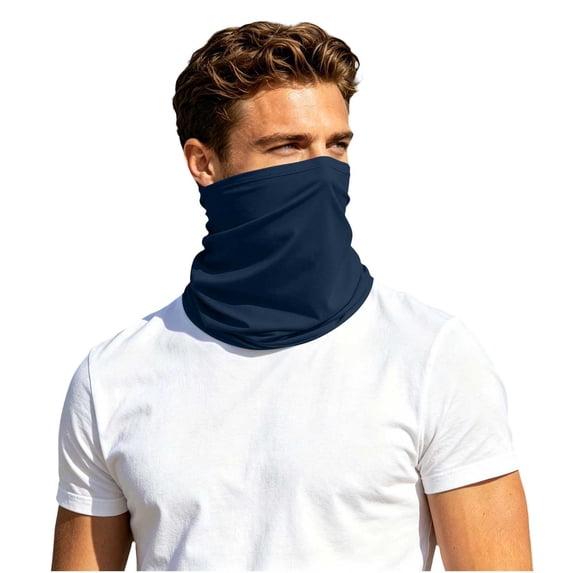 QSAWXQZ Unisex's Neck Gaiter Ice Silk Stretch Tube Scarf Lightweight Breathable Face Cover Free Size