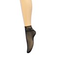 thumbnail image 1 of QSAWXQZ Women's Fishnet Ankle Socks Lace Trim Sheer Stretch Dress Socks Free Size, 1 of 5