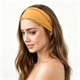 thumbnail image 1 of QSAWXQZ Women's Headband Wide Stretch Soft Cotton Sport Yoga Running Hair Band Free Size, 1 of 5