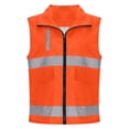 thumbnail image 1 of QSAWXQZ Women's High Visibility Reflective Sleeveless Lapel Safety Vest with Pockets Workwear Zip Up Security Vest L, 1 of 6