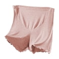 thumbnail image 1 of QSAWXQZ Women's Plus Maternity Shorts Ribbed Knit Ruffle Hem Stretchy Pregnancy Wear Summer Casual Lounge Sleep Shorts XL, 1 of 7
