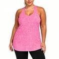 thumbnail image 1 of QSAWXQZ Women's Plus Tank Top Scoop Neck Racerback Sleeveless Stretch Lightweight Shirt 4XL, 1 of 9