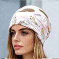thumbnail image 1 of QSAWXQZ Women's Printed Head Wrap Turban Feather Print Soft Stretch Sleep Cap Outdoor Bandana Free Size, 1 of 5