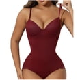 thumbnail image 1 of QSAWXQZ Women's Shapewear Bodysuit Built in Padded V Neck Sleeveless Tummy Control M, 1 of 9