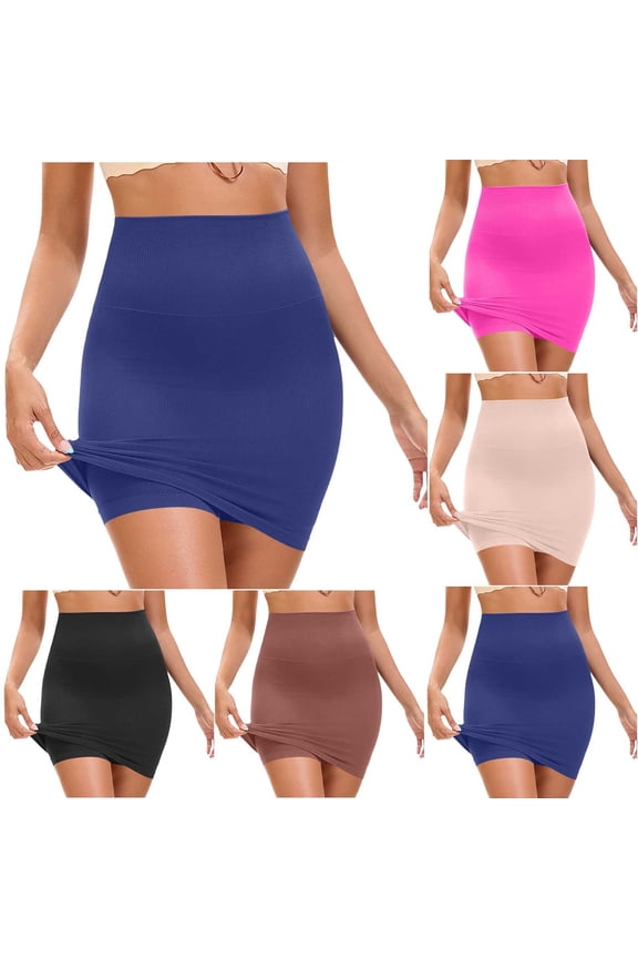 Women's Shaping Skort High Waist Tummy Control Seamless Yoga Skirt Bottoms Stretch Comfort for Workout M