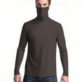thumbnail image 1 of QSAWXQZ Women's UPF 50+ Sun Protection Long Sleeve Top with Built in Face Gaiter Turtleneck Slim Lightweight Thumb Holes Outdoor Athletic Shirt 3XL, 1 of 8