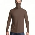 thumbnail image 1 of QSAWXQZ Women's UPF 50+ Sun Protection Long Sleeve Top with Built in Face Gaiter Turtleneck Slim Lightweight Thumb Holes Outdoor Athletic Shirt 5XL, 1 of 8