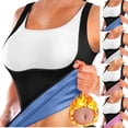 thumbnail image 1 of QSAWXQZ Women's Waist Trainer Tank Sleeveless Compression Sauna Tank Top Shapewear Smooth Under Clothes S, 1 of 5